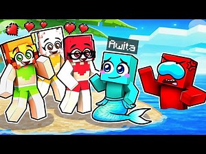 Playing as a BABY MERMAID to Pick Up Girls in Minecraft!