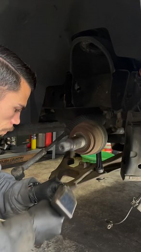 Part 1: ‘08 Chevrolet Silverado 1500 Suspension disassembly & ball joint removal. 🏷️ #gearuptires #getequipped #gearup #huntingtonbeachcars #hbcars #orangecountycars #suspensionspecialists #carreels #trendingreels #silverado1500 #chevrolet | Gear Up Tires
