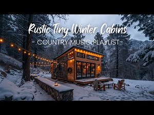 Winter Rustic Cabins | Peaceful Country Music