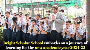 Bright Scholar School welcomes you to a new chapter of learning and growth. As buses arrive, excitement fills the air with eager faces ready to embark on this journey. 💫 Principal Ma’am's warm greetings set the tone for a year of connection and support. 🎓 Let's unite in the spirit of knowledge and discovery as we dive into a world of possibilities! #BackToSchool #BrightScholarSchool #schoolforthefuture | Bright Scholar- School for the future