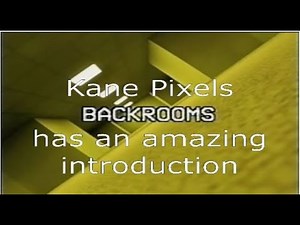Kane Pixels-The Backrooms (Found Footage) has an amazing introduction