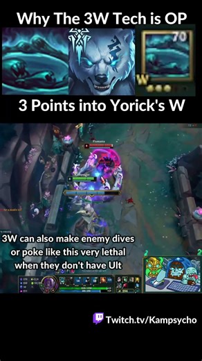 3W Tech is OP into Immobile Champs.. #leagueclips #yorick