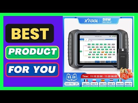 XTOOL D8W Automotive Diagnostic Tools Key Programming ECU Coding