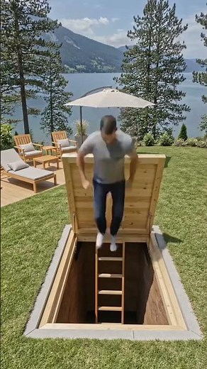 USA NEW DESIGN WATER PROOF BUNKER #bunker #backyard #survivalshelter #homestead #relax
