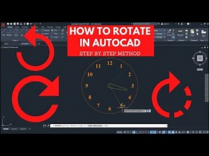 Easiest Method To Use Rotate Command In AutoCAD-Step By Step