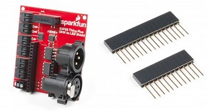 FEATHER taking flight at SparkFun ESP32 Thing Plus DMX to LED Shield & Feather Stackable Header Kit @sparkfun