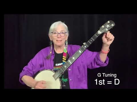 Banjo in a Minute - BEGINNER Lesson #1- G Tuning