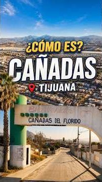 ¿Cómo es Cañadas del Florido? Recorrido y dron por esta colonia de Tijuana #Shorts