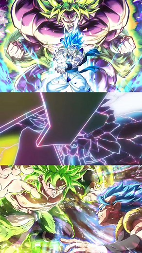 2.6K views · 136 reactions | Broly full power vs Gogeta blue #dbsuper | GOKU WORLD | Facebook