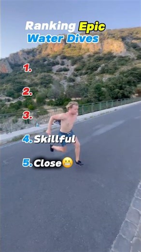 Ranking the Craziest Water Dives Ever 😂