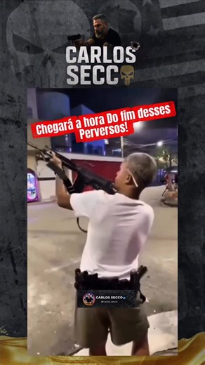 CARLOS SECCO on Instagram: "A realidade que não podemos aceitar: o desafio da ordem pública. ⚖️ As imagens são fortes: o uso ostensivo de armamento de guerra em áreas urbanas é um ataque direto à soberania do Estado e à segurança de cada cidadão. Não se trata apenas de um crime isolado, mas de um sintoma de um sistema que precisa de reformas urgentes. O que essa cena nos revela? • Poder Bélico: O crime organizado operando com fuzis desafia a capacidade de resposta das forças de segurança. • Afro