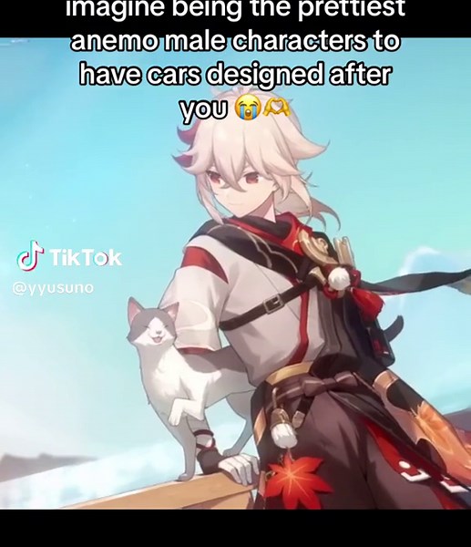 i love all of my anemo male characters btw 💁‍♀️ #genshinimpact