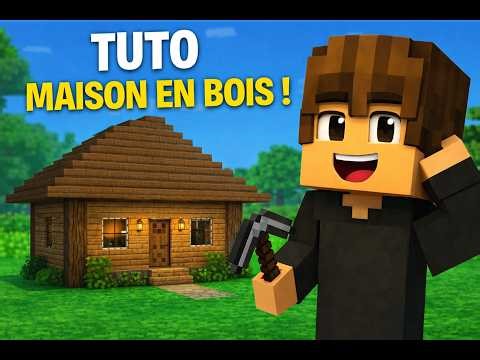 TUTO | Comment faire une Maison en Bois sur Minecraft ! (Extérieur + Intérieur🏡​)