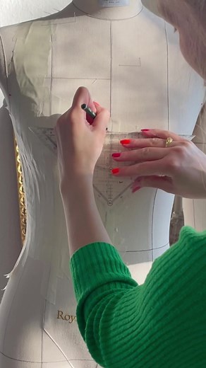 Creating a Corset Pattern: Draping Tape Tutorial