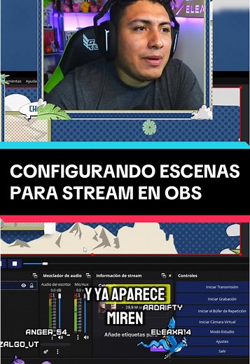 Configurando Escenas para Stream en OBS