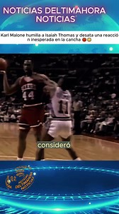 Karl Malone humilla a Isaiah Thomas y desata una reacción inesperada en la cancha 🏀😳 #NBA #IsaiahThomas #KarlMalone #BadBoys #Baloncesto