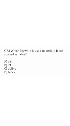 JavaScript MCQ -- #javascript #mcq #quiz #aamiltech