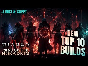 TOP 10 Strongest & Fun Builds to play in Season 9 Diablo 4