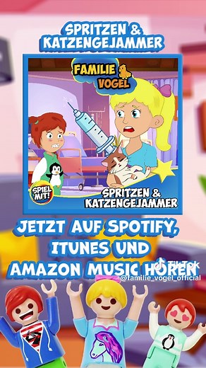 Emma kämpft mit ihrer Angst vor der Spritze, und Hannah hat einen echten Katzen-Notfall mit Cookie! 😿💉 Chaos, Ängste und Mutproben im Krankenhaus – Hör rein und erlebe es mit Familie Vogel!🏥🥰 #familievogel #playmobil #unterhaltung #fyp #angstvorderspritze #hörspiel