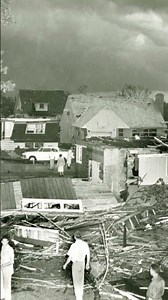 1957 Fargo, ND F5 #tornado #weather #history #northdakota #ef5 #f5 #news