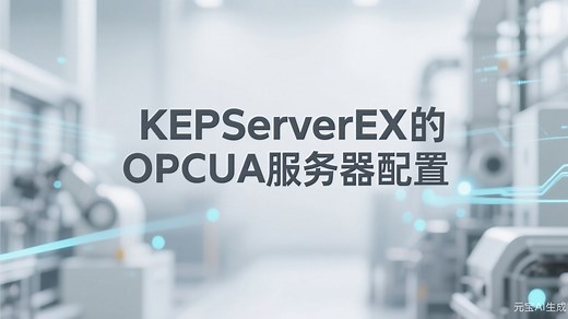 KEPServerEX的OPCUA服务器配置