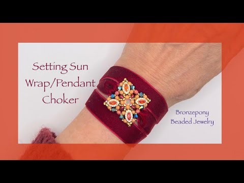 DIY ~ Setting Sun Wrap/Pendant