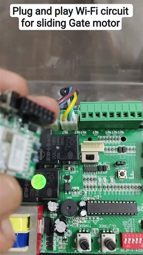 Plug and play Wi-Fi circuit for sliding Gate motor #navkarsystems #gateautomation