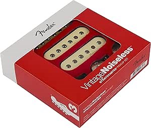 Fender Vintage Noiseless Stratocaster Pickups Set White, 3 Pickups