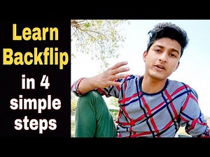 Learn how to do a backflip / Backflip tutorial in hindi / backflip in simple steps / by sahil joshi