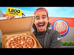 Can I Win A Pizza At The Arcade?!