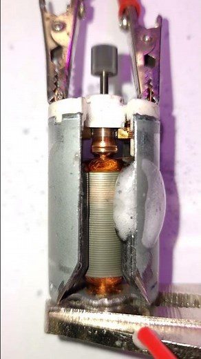 12V DC Motor Overvoltage Durability Test at 55V using WD40