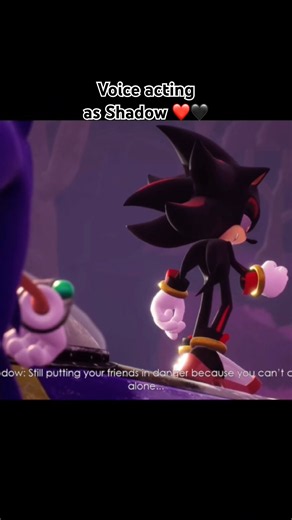 Voice acting as Shadow the Hedgehog 🔥