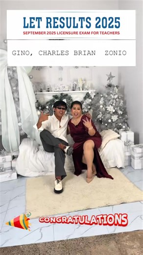 Finally! 🎉 LPT na! So proud of you — congrats, little brother! 👏🎓 Charles Brian Gino | Sharmainne Gino Tan