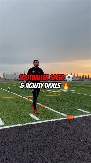 i Train Soccer on Instagram: "5 exercises to improve your footwork, speed, and agility ⚽️  Great to use as a warm up too! Changing directions, acceleration and deceleration in a tight space works on coordination that will come in handy in your matches. Give it a try  Follow for more "
