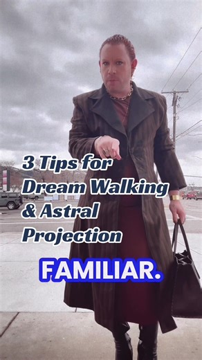 If you experience dreams of people places and things you’ve never experienced, you’re probably an astral projector and don’t know it. Here are 3 tips for Dream Walking & Astral Projection: 1.) Sleep Hygeine. No phone or TV at least one hour before bed. It’s mission critical to have a clear mind with strong intention and boundaries. (Plus the blue light is bad for REM and generally unhealthy.) 2.) Prepare Your Sacred Sleep Space. Cleanse with a white candle and call for guidance and protection fr