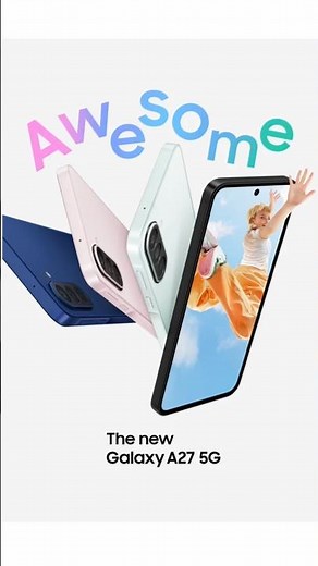 Samsung Galaxy A27 5G is Launched! Complete Specs, Design & First Look.