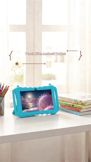 7 Inch Android 12 Tablet for Kids, 2gb RAM 32GB ROM, 2.4g WiFi, Dual Camera, Shockproof Case, Home Educational Device, Gift #ukgadgets #aiproducts #kidsessentials #kidssets #kindlepillowstand #ipadpillowstand #mumoftwokids #tabletpillowstand #laptoptableforsofa #tabletbundle