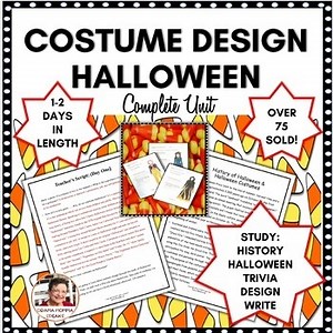 Halloween Drama Lesson | Costume Design with Scary Characters Grades 6 to 9