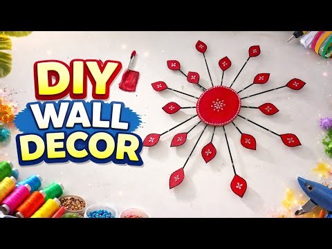 DIY well decor ideas // cardboard design #diy #craft #welldecor