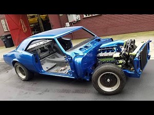 1968 Chevrolet Camaro LS3 Crate D-1X Procharger 850hp B&M 4L80E Build Project