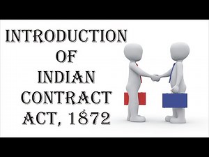 Introduction of Indian Contract Act, 1872 | Indian Contract Act, 1872 | Law Guru