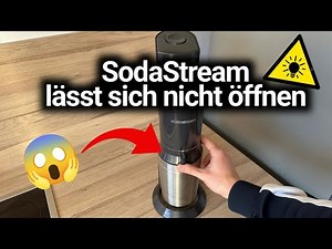 SodaStream won't open - fix it immediately - instructions!