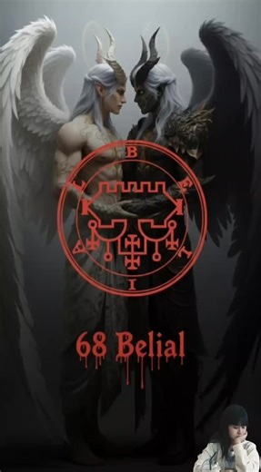พระเจ้าสร้างเบลิอัล หลังจากลูซิเฟอร์และเขาเห็นด้วยกับแผนการจัด ระเบียบโลกใหม่ เขาอยู่ในลำดับเดียวกันกับลูซิเฟอร์ ข้าคือไฟที่สว่างที่สุดของความชั่วร้าย จงท่องชื่อข้าด้วยความเคารพ แล้วเจ้าจะได้ในทุกสิ่งที่เจ้าต้องการ ปีศาจตนที่ 68 ในตำนาน Ars Goetia หรือ The Lesser Key of Solomon ได้รับการยกย่องว่าเป็นกษัตริย์ผู้ทรงพลังแห่งยมโลก และเป็นหนึ่งในสี่มกุฎราชกุมารแห่งยมโลกตาม คัมภีร์ซาตาน ชื่อของเขาหมายถึง