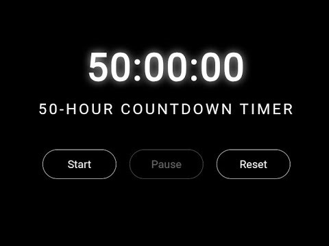 50 Hour Study With Me Live ⏳| Ultra Long Countdown Timer | Focus & Productivity Stream