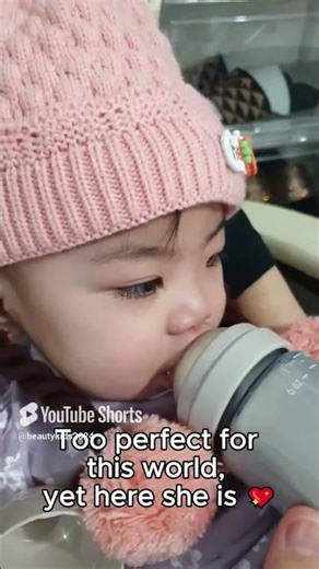 "The Face of an Angel on a Mission 😇🍼 Stone-Cold Focus During Feeding!" #shorts