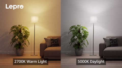 Lepro Dimmable LED Light Bulbs 100 Watt Equivalent, 14W 1500LM Daylight White 5000K, A19 E26 Standard Medium Base, UL FCC Listed, 15000 Hour Lifetime, 6 Pcs