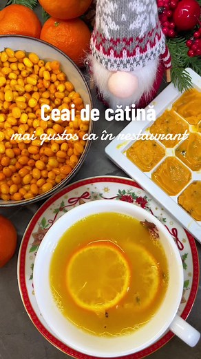 Rețetă simplă pentru ceai de cătină acasă