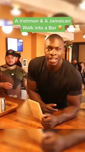 1.4M views · 37K reactions | An Irishman & a Jamaican Walk Into a Bar ... #SocialMedia #Irish #Jamaican White Yardie | Olima Omega | Facebook