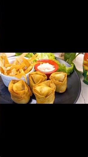 How to make flower Samosa Recipe By the Ruby Kitchen