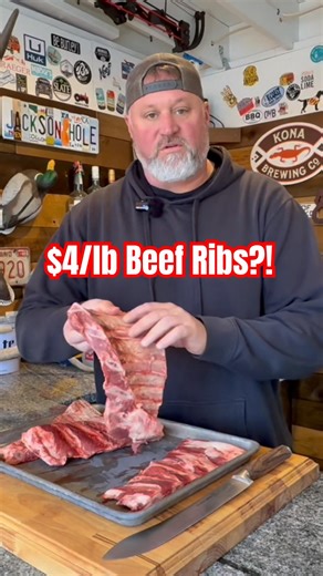 $4/lb Beef Riblets… Worth It?! 🔥 #unclenate #bbq #backyardbbq